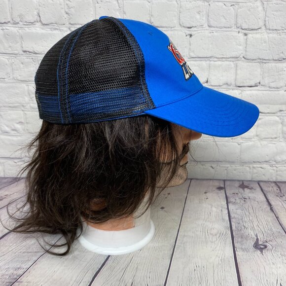 Coors Light Beer Trucker Hat Mesh Cap Snapback Blue Black Quagmire Golf New Tag - Picture 4 of 9